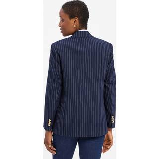 GANT Dame Regular fit Club Blazer med nålestriber (40)