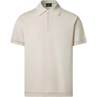 Hackett Hackett Textured Knitted Tipped Polo Shirt - Large