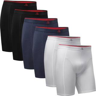 BAMBOO TRUNKS EXTRA LONG - Black | Navy | White / 6-Pack / L