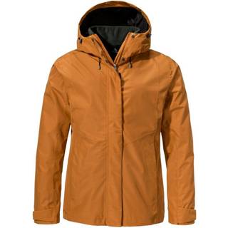 Schöffel Women's 3In1 Jacket Okere 3 i 1-jakke Damer størrelse 36 - Regular farve caramel