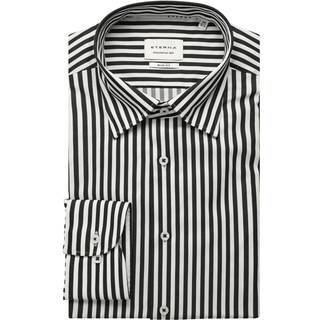 MODERN FIT Shirt in black striped