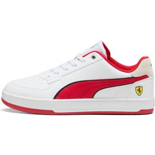 PUMA Scuderia Ferrari Caven 2.0 Sneakers Unisex, Shoes, White/Rosso Corsa, 42