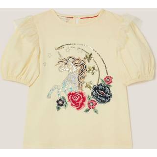 Monsoon Monsoon Enhjørning Udsmykket T-shirt