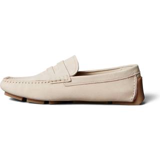 Leather Moccasins - Beige - EU 45