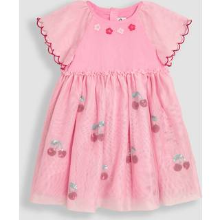 Jojo Maman Bébé Jojo Maman Bébé Angel Sleeve Appliqué Tulle Festkjoler - 6 - 12 måneder (68 - 80cm)