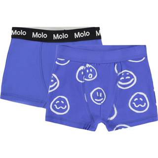 Molo GOTS Justin 2-pak Boxershorts Moon Moods Blue 92/98 cm    92/98 cm  Unisex