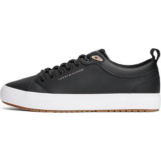 Fine-Cleat Trainers With Leather