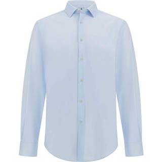 BOGGI MILANO Herren Hemd blau gestreift