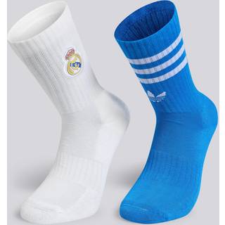 Real Madrid sokker 2 par - White / Blue Bird - 40-42