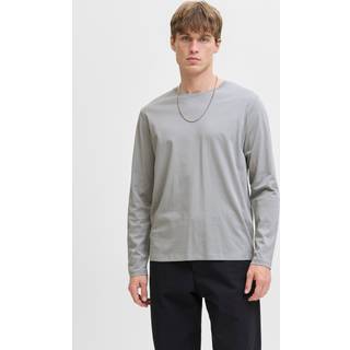 Ensfarvet Langærmet T-shirt