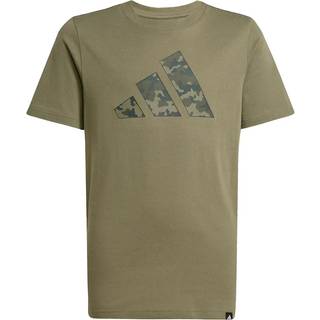 adidas adidas Green Camo Graphic Print Kids T-Shirt