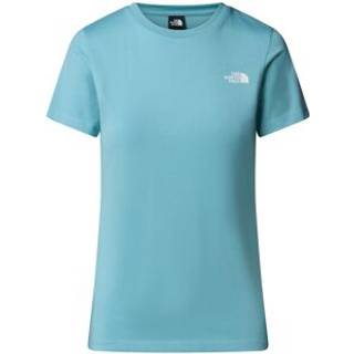 The North Face Women's S/S Simple Dome Tee T-shirt Damer størrelse L farve turkis