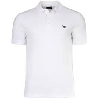 Emporio Armani Short Sleeved Polo T Shirt White