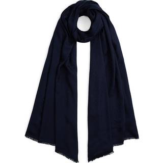 TH Monogram Frayed Scarf