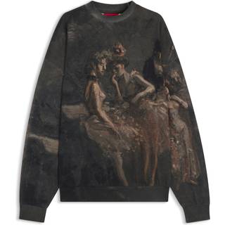 HUGO x apoh oversize fit sweatshirt med ballerinaprint