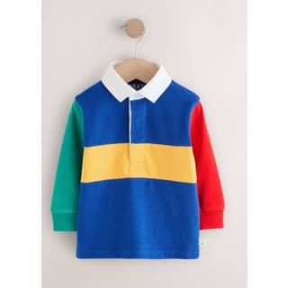 Next Multi Hotchpotch Long Sleeve Rugby Polo Shirt (3mths-7yrs) - 98104cm