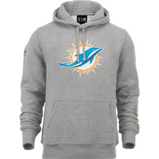 Miami Dolphins NFL Grey Pullover Hoodie newera adult unisex Grey newera adult unisex Grey newera adult unisex Grey newera adult unisex Grey newera adu - 2xl