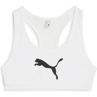 PUMA 4KEEPS Bra Women, Clothing, White/Big Black, XL