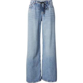 Baggy fit jeans med løbesnor og Happy HUGO-logo