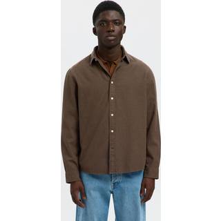 Regnoah Brushed Twist Skjorte, Demitasse Twisted/Moral, XL
