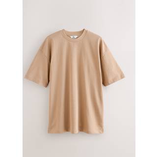 Next Stone Neutral Oversized Fit EDIT Heavyweight T-Shirt