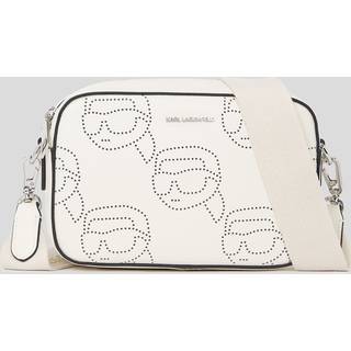 Karl Lagerfeld K/Ikonik Crossover taske creme