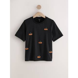 Next Halloween Græskar Glitrende Kortærmet T-shirt