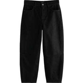 Next Black Dart Detail Barrel Jeans