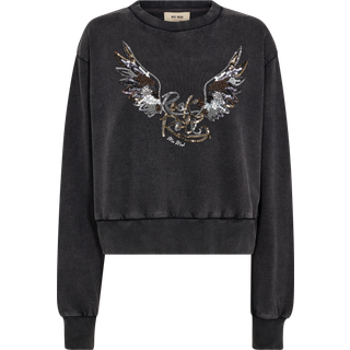 Mos Mosh Mmcosette O-Ls Deco Sweatshirt Sweatshirts 172810 Phantom (M)