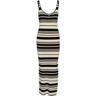 Gestuz Kjole - Stela - Black/Birch striped
