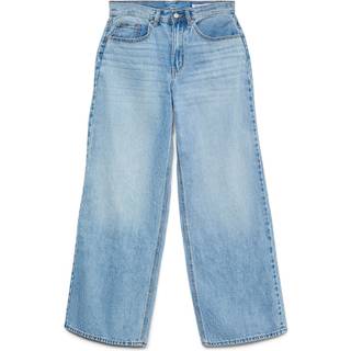 Vmlullu Lav Talje Wide Leg Fit Jeans