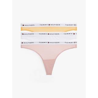 3-Pack Essential Logo Waistband Mesh Thongs