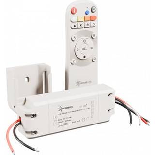 LED Strip Sæt 240W - 12V/24V, 10A, RGB, Dim, 1-Gruppe, +Montering, Hvid, Konekto Mesh