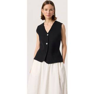 Soaked In Luxury Slhaven Waistcoat Jakker 30408422 Black (MEDIUM)