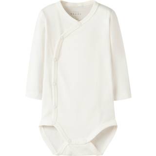 Name It Baby Body Cloud Dancer Med Slå-om Lukning - Str. 6m 68cm