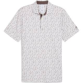 PUMA x ARNOLD PALMER Tea Time Golf Polo Men, Clothing, White Glow/Flat Bronze, XL