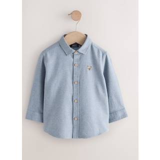 Next Blue Long Sleeve Melange Character Shirt (3mths-7yrs) - 6268cm