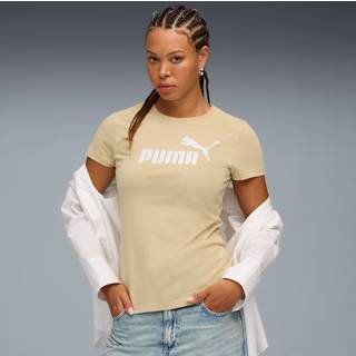 PUMA ESS No. 1 Logo Tee Women, Clothing, Pebble Path, XS - Pebble Path - XS
