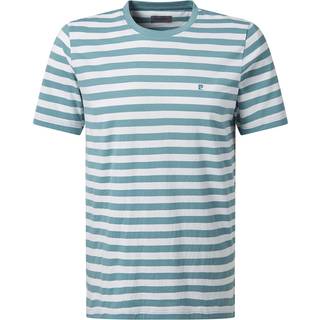 Pierre Cardin Herren T-Shirt blau gestreift