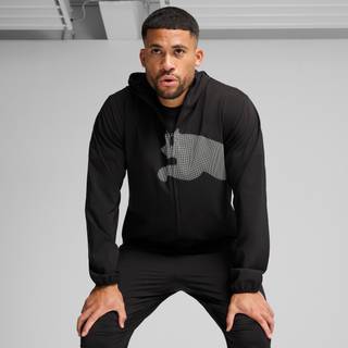 PUMA Train All Day Big Logo Woven Jacket Men, Clothing, Black, L