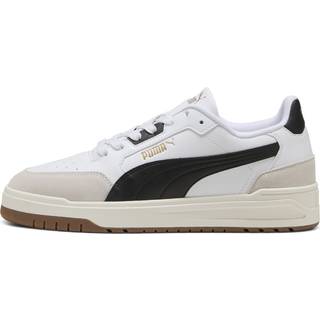 PUMA Shuffle Downtown Sneakers Unisex, Shoes, White/Black/Vapor Gray, 40.5