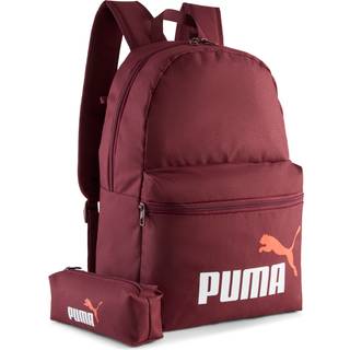 PUMA Phase Backpack Set, Accessories, Ruby Shimmer/Glowing Red, OSFA