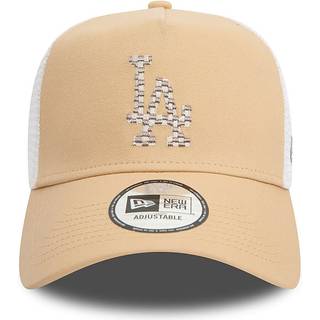 LA Dodgers Seasonal Infill Light Beige A-Frame Trucker Cap newera adult unisex Brown newera adult unisex Brown newera adult unisex Brown newera adult - Osfm
