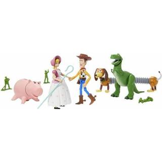 Mattel Disney Pixar Storytellers Pack Figures Toy Story 4-tommer Multi-Pack Woody Rex Slinky Dog Hamm Bo-Peep & 4 Army Men