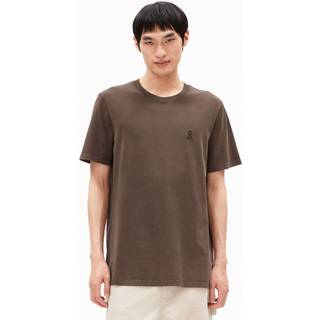ARMEDANGELS Iconic A Maarkos GMT Dye T-shirt Herrer størrelse XL farve brun