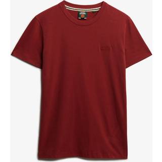 Superdry Superdry Bright Red Essential Logo Embroidery T-Shirt