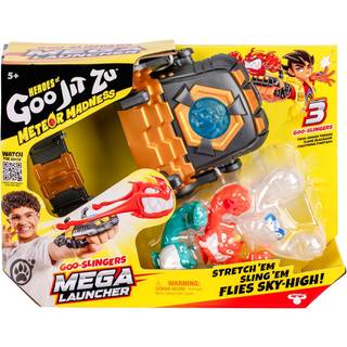 Heroes of Goo Jit Zu Meteor Madness Stretch Figures Accessory Set Goo Slingers Mega Launcher 11 cm