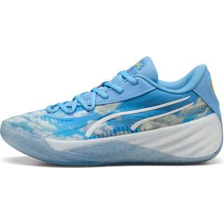 PUMA All-Pro NITROâ¢ Dennis Schroder Basketball Shoes Unisex, Shoes, Light Blue/White, 51 - White - 51