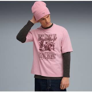 PUMA Graphic Paradise Mindset Washed Boxy Tee Men, Clothing, Poised Pink, S