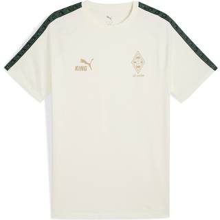 PUMA Borussia MÃ¶nchengladbach KING Tee Men, Sport, Warm White/Gold, XS - Gold - XS